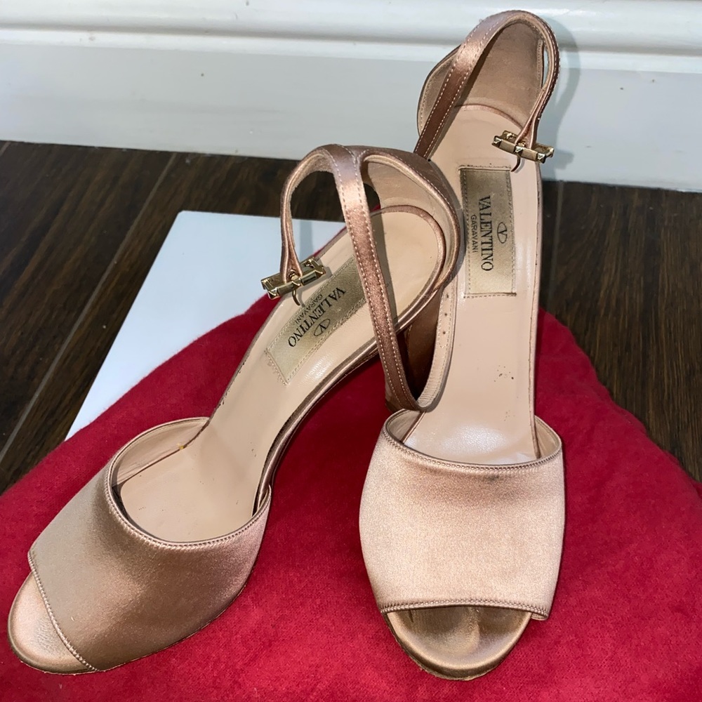 Valentino silk heels